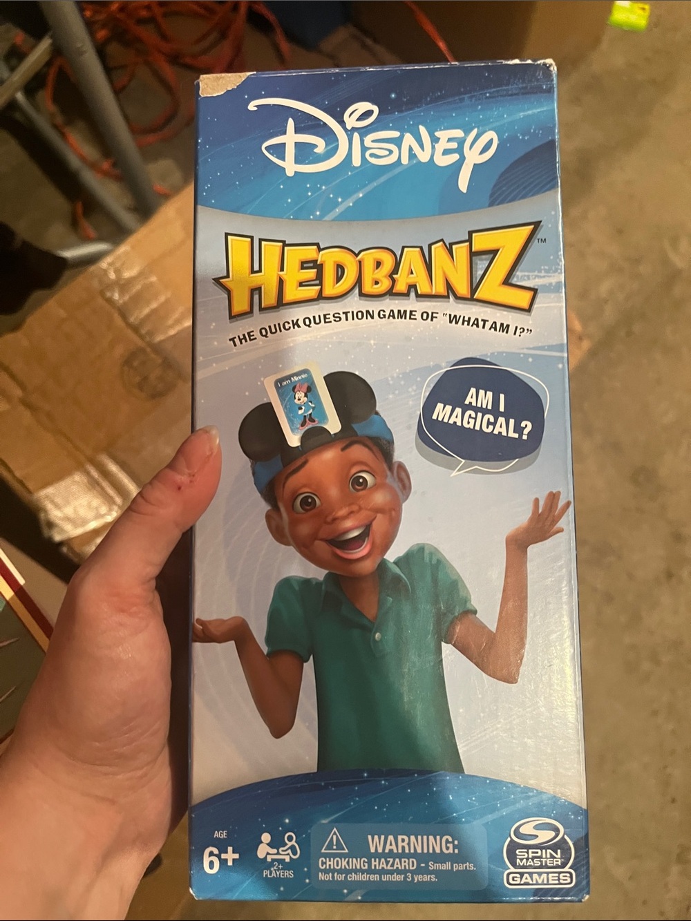 Disney Hedbanz Party Game - Blue